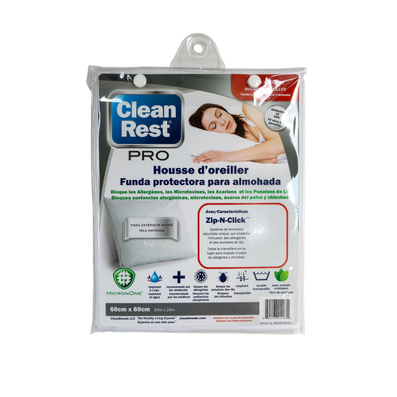 Housse d’Oreiller Anti-Punaises de Lit – Protection Intégrale