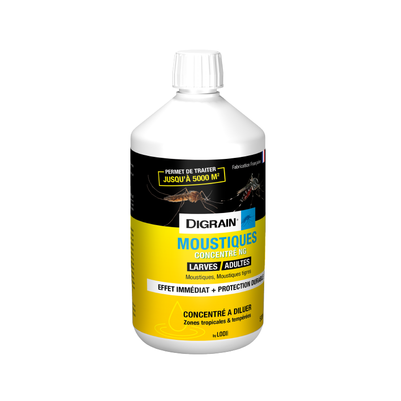 Digrain Concentré Anti-Moustiques & Moustiques Tigres – 500 ml