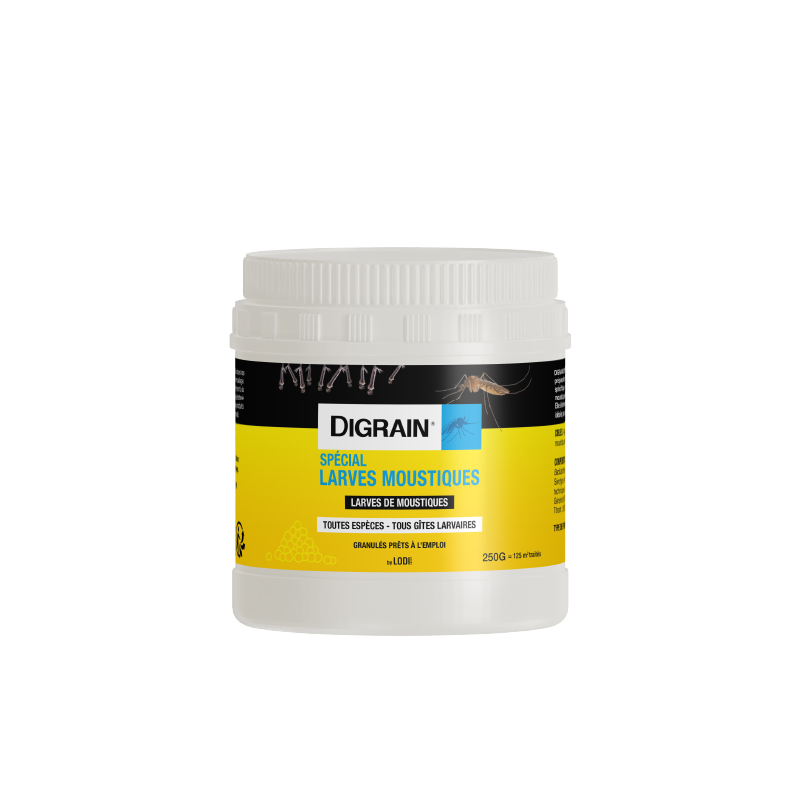 Digrain Spécial Larves Moustiques – Larvicide Eaux Stagnantes 250 g