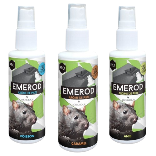 Arôme de Piste EMEROD 100 mL – Attractif pour Pièges Rongeurs